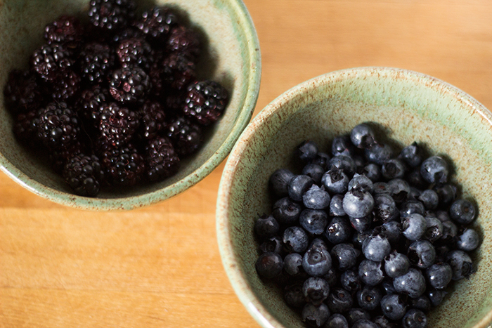 Small Blackberry Blueberry Rumtopf | The Kitchen Maus