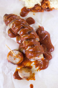 Homemade Currywurst