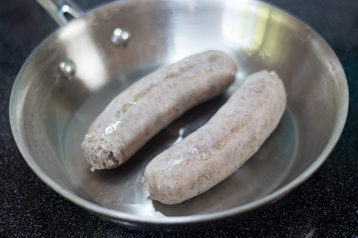 Pan Fried Bratwurst - The Kitchen Maus