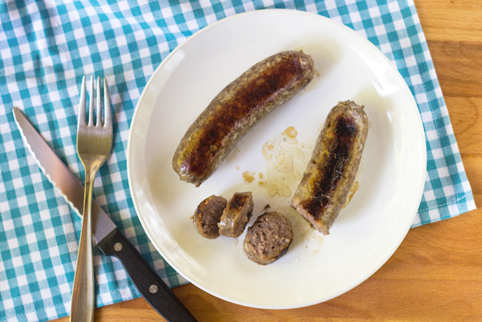 Pan Fried Bratwurst - The Kitchen Maus