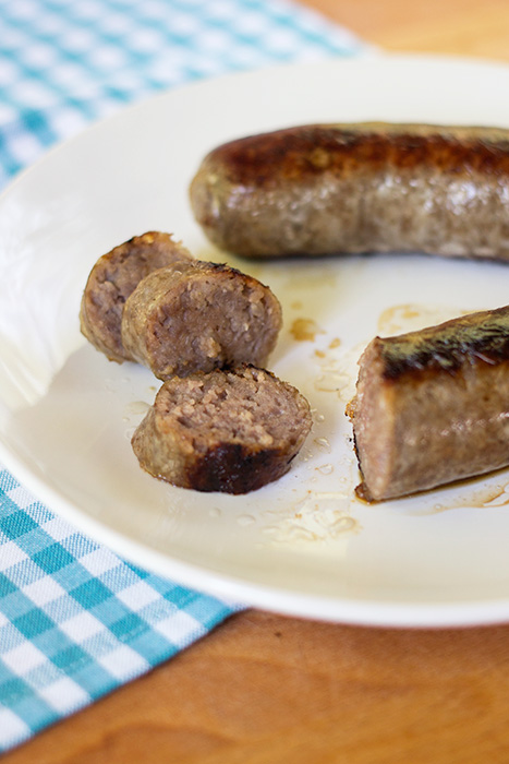 Pan Fried Bratwurst - The Kitchen Maus