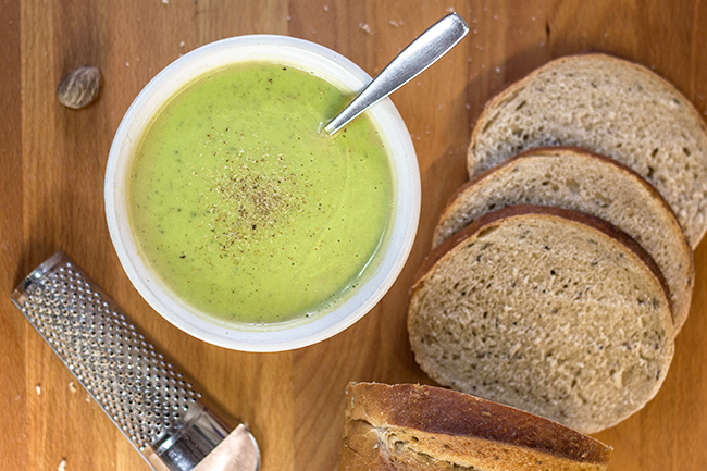 Simple Zucchini Soup (Zucchinisuppe) | The Kitchen Maus