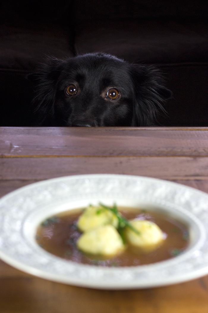 Semolina Dumpling Soup (Griessnockerlsuppe) | The Kitchen Maus