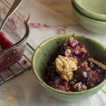 Cherry Amaretto Crumble | The Kitchen Maus