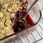 Cherry Amaretto Crumble | The Kitchen Maus