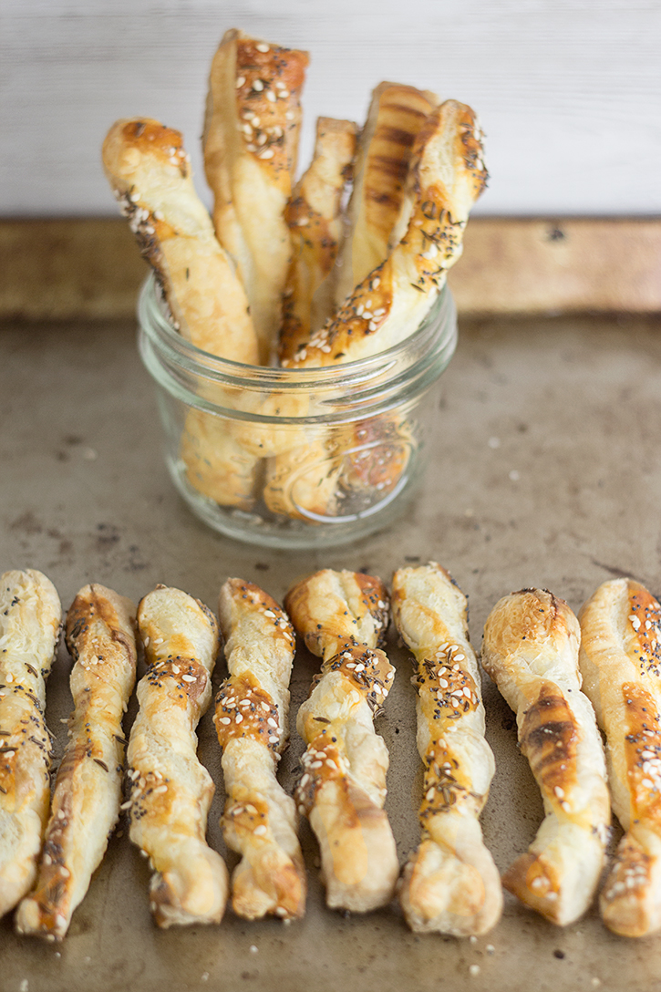 Puff Pastry Twists (Knusperstangen) | The Kitchen Maus