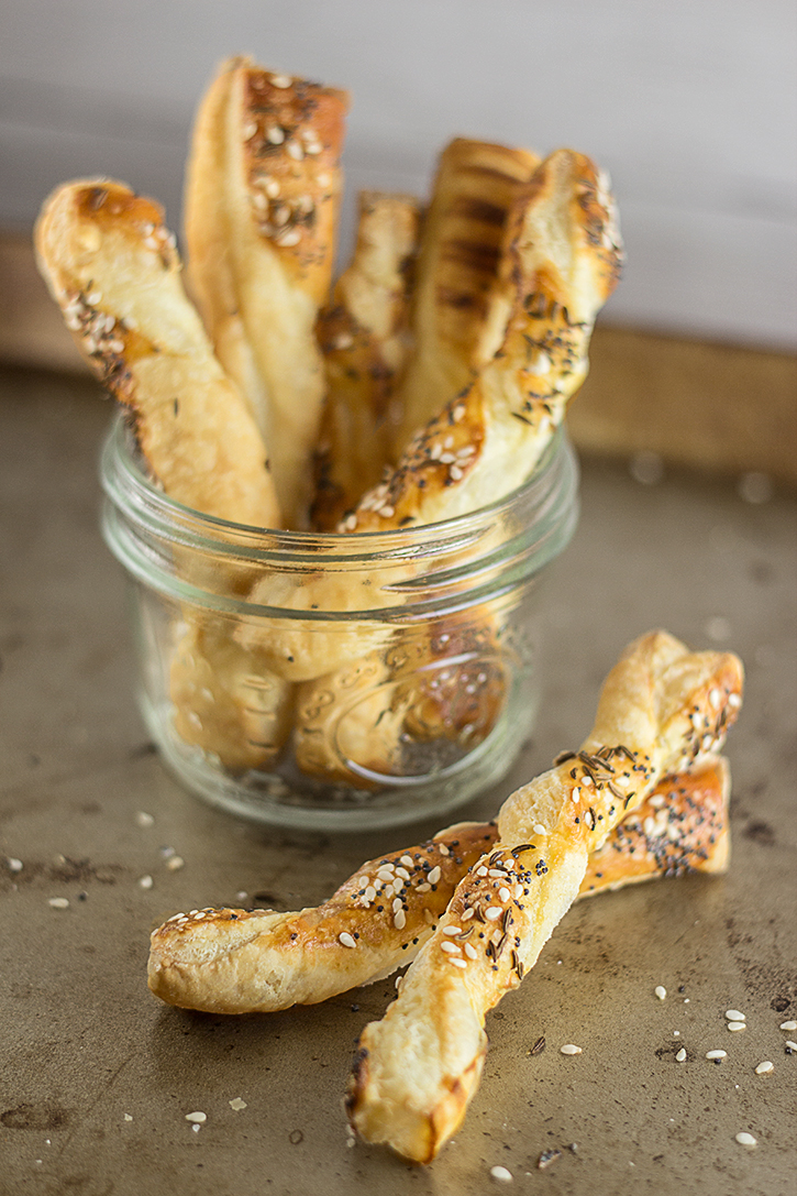 Puff Pastry Twists (Knusperstangen) | The Kitchen Maus