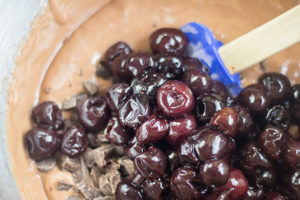 Cherry Chocolate Pound Cake by the Kitchen Maus