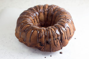 Cherry Chocolate Pound Cake by the Kitchen Maus