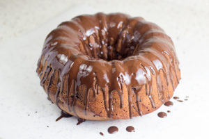 Cherry Chocolate Pound Cake by the Kitchen Maus