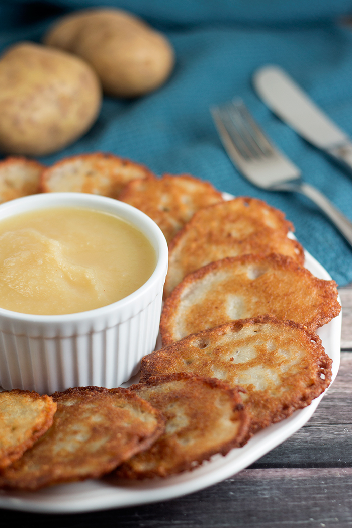 Potato Pancakes (Kartoffelpuffer) by the Kitchen Maus