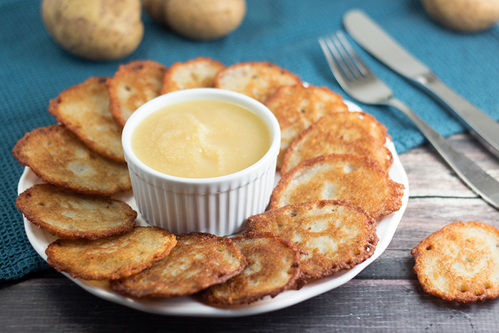 Potato Pancakes (Kartoffelpuffer) by the Kitchen Maus