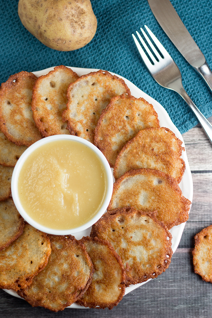 Potato Pancakes (Kartoffelpuffer) by the Kitchen Maus