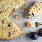 Quick Plum Streusel Cake (Pflaumenkuchen) by the Kitchen Maus