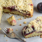 Quick Plum Streusel Cake (Pflaumenkuchen) by the Kitchen Maus