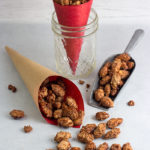 Gingerbread Candied Almonds (Gebrannte Mandeln) by the Kitchen Maus