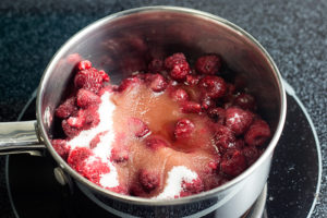 Hot Raspberry Sauce (Heiße Himbeeren) by the Kitchen Maus